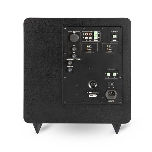 AMC SBS 10 active subwoofer with amplifier for external speakers, 160W + 120W, AMC 4779027627427