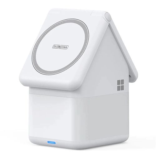 Duzzona W20 15W 4in1 inductive charger for iPhone / AirPods / Apple Watch with night lamp - white, Duzzona 6934913007402 6934913007402