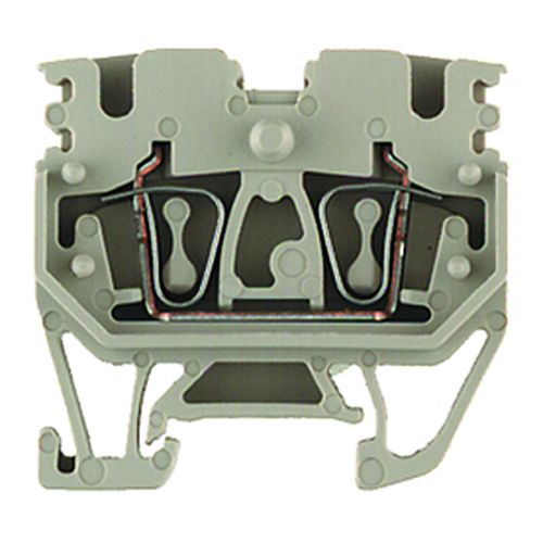 Feed-through terminal block, Tension-clamp connection, 2.5 mm², 800 V, 24 A, Number of connections: 4 Weidmuller 1712780000 04008190333232