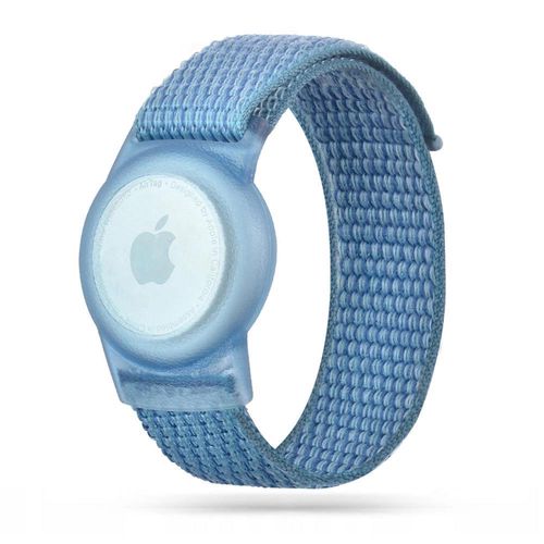 Tech-Protect Nylon Strap for Kids for Apple AirTag - Blue, Tech-Protect 5906302304950 5906302304950