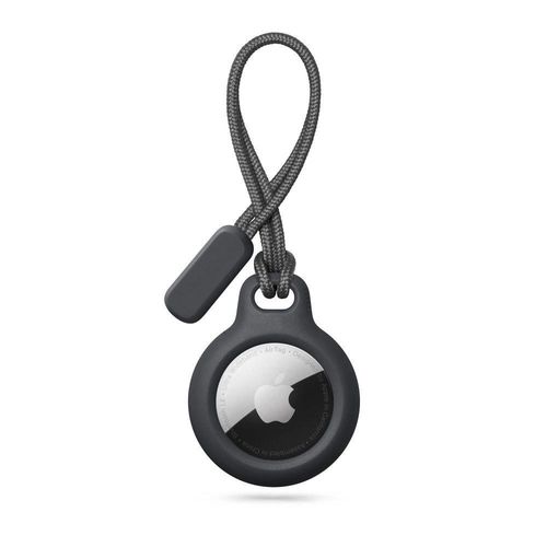 Tech-Protect Rough Chain Case for Apple AirTag with Pendant - Black, Tech-Protect 5906302304998 5906302304998