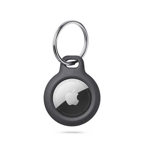 Tech-Protect Rough Case for Apple AirTag with Ring - Black, Tech-Protect 5906302304981 5906302304981