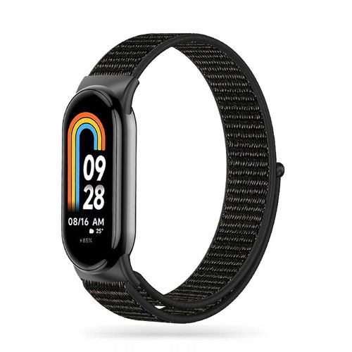 Tech-Protect Nylon Strap for Xiaomi Smart Band 8 / 8 NFC - Black, Tech-Protect 5906302300914 5906302300914