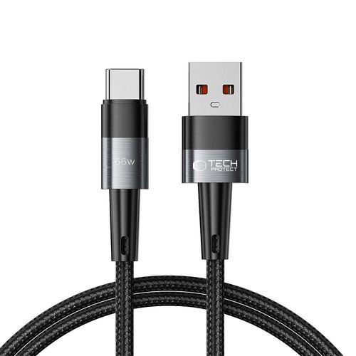 Tech-Protect UltraBoost USB-C / USB-C Cable 66W 6A 1m - Gray, Tech-Protect 5906203699582 5906203699582