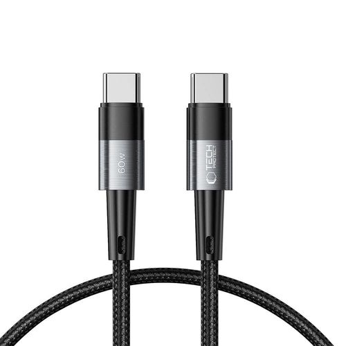 Tech-Protect UltraBoost USB-C / USB-C PD Cable 60W 3A 0.25m - Gray, Tech-Protect 5906203699452 5906203699452