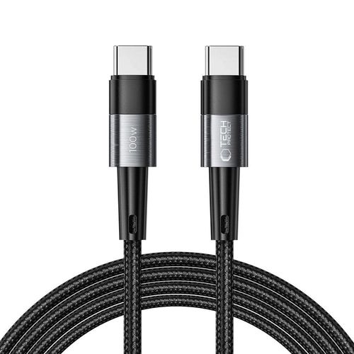 Tech-Protect UltraBoost USB-C / USB-C PD cable 100W 5A 2m - gray, Tech-Protect 5906203695065 5906203695065