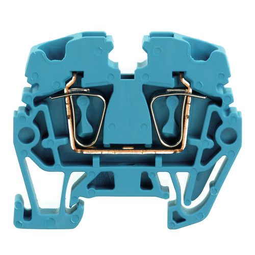 Feed-through terminal block, Tension-clamp connection, 2.5 mm², 500 V, 24 A, Number of connections: 2 Weidmuller 1720930000 04008190376796