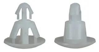 PCB SPACER SUPPORT, NYLON66, NATURAL D01454