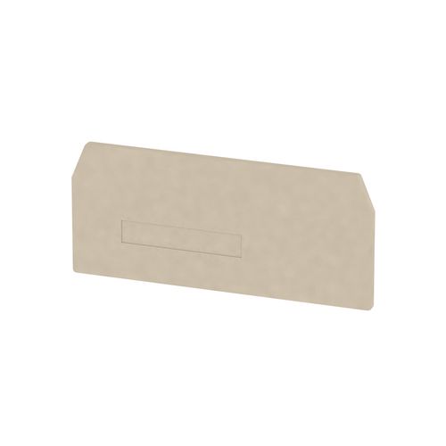 Partition plate (terminal), End and intermediate plate, 99 mm x 50 mm, dark beige Weidmuller 1749580000 04032248138920
