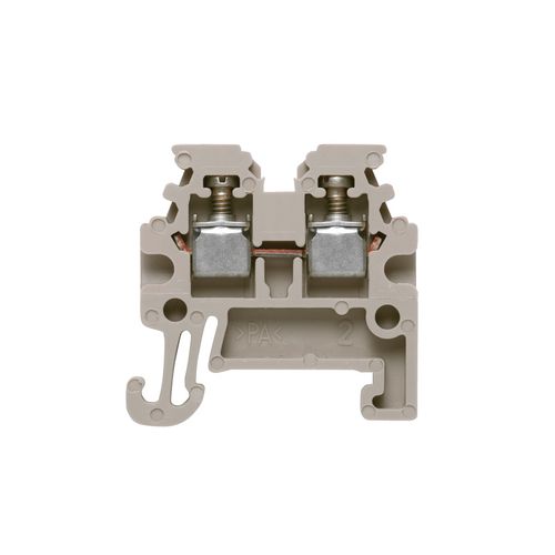Feed-through terminal block, Screw connection, 1.5 mm², 400 V, 17.5 A, Number of connections: 2 Weidmuller 1753280000 04032248020737
