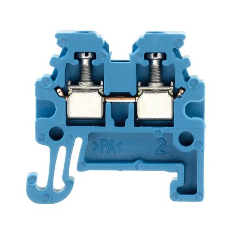 Feed-through terminal block, Screw connection, 1.5 mm², 400 V, 17.5 A, Number of connections: 2 Weidmuller 1754170000 04032248020744