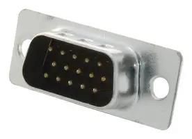 CONNECTOR, SOLDER CUP, PLUG, 15 WAY ZDEA15P
