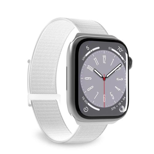 Puro Sport Nylon Strap for Apple Watch 42 / 44 / 45 / 49 mm - White, Puro PUSPORTAW44WHI PUSPORTAW44WHI