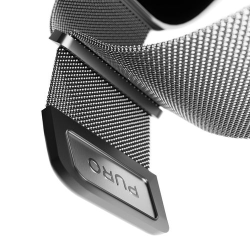 Puro Milanese Stainless Steel Apple Watch Band 38/40/41mm - Silver, Puro PUMILAW40SIL PUMILAW40SIL