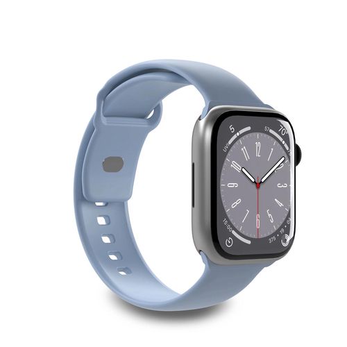 Puro Icon Silicone Strap for Apple Watch 42 / 44 / 45 / 49 mm - Light Blue (2 pcs.), Puro PUICNAW44LBLUE PUICNAW44LBLUE