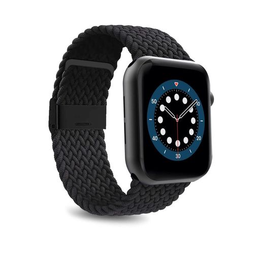 Puro Loop Nylon Strap for Apple Watch 42 / 44 / 45 / 49 mm - Black, Puro AW44LOOPBLK AW44LOOPBLK