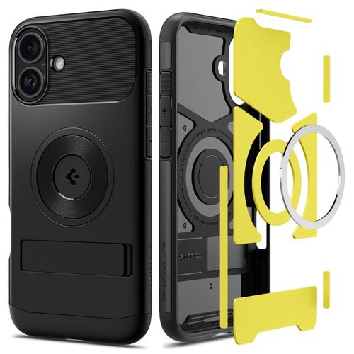 Spigen Slim Armor MagSafe iPhone 16 Case - Black, Spigen 8809971231220 8809971231220