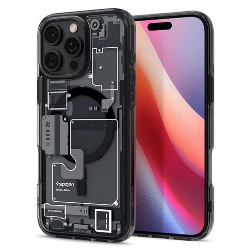 Spigen Ultra Hybrid Mag Zero One Case with MagSafe for iPhone 16 Pro - Dark Gray, Spigen 8809971230476 8809971230476