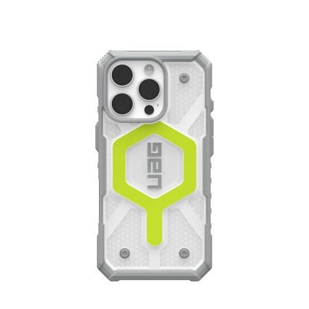 UAG Pathfinder Clear Magsafe iPhone 16 Pro Case Compatible with MagSafe - Green, UAG 114464118181 114464118181