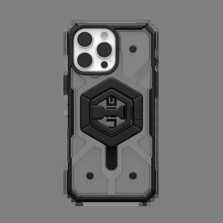 UAG Pathfinder Clear Magsafe Bundle Case with Magnetic Ring Stand for iPhone 16 Pro Max - Black, UAG 1144651BV02 1144651BV02