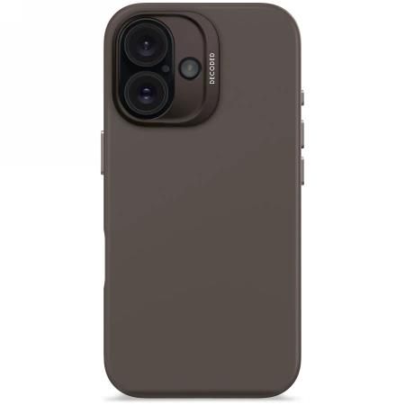 Decoded AntiMicrobial Silicone Backcover with MagSafe for iPhone 16 - Dark Brown, Decoded D25IPO16BCS9PM D25IPO16BCS9PM
