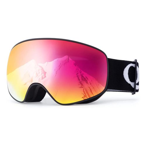 Qunature Black Ski Goggles Kids (Size M/L) - Black, Qunature 5907769366925 5907769366925