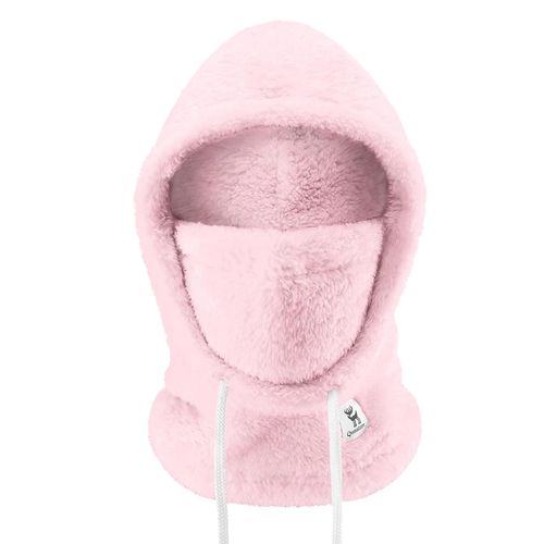 Qunature Arctic Velvet Ski Balaclava Size M - Pink, Qunature 5907769366703 5907769366703