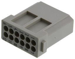 HEAVY DUTY CONN, MODULE, PLUG, 12POS 09140123002