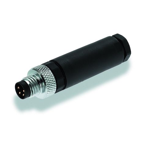 Round plug (field customisable), pin, straight, Screw connection, M8, 0.14 mm², 0.5 mm², 3.5 - 5 mm, Number of poles: 4, Shield connection: No Weidmuller 1803850000 04032248259830