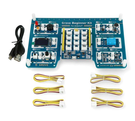 Grove Beginner Kit with 10 Sensors and Seeeduino Lotus - Seeedstudio 110061162 SEE-17042 5903351247238