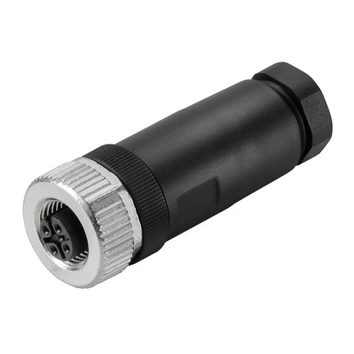 Round plug (field customisable), Female socket, straight, Screw connection, M12, 0.14 mm², 0.75 mm², 4 - 6 mm, Number of poles: 5, Shield connection: Weidmuller 9457250000 04032248155774