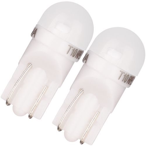 Car bulb 12V W5W T10 W2.1x9.5D with LED white 2pcs 180744000