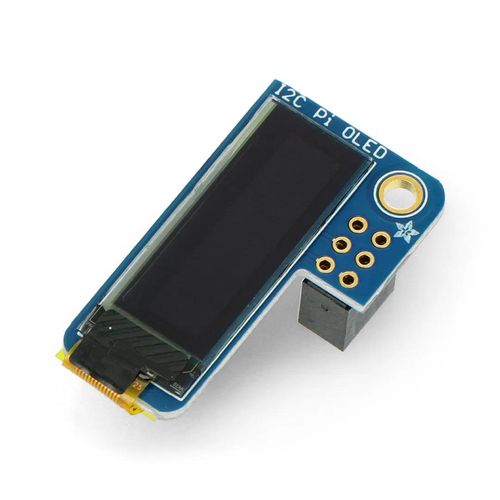 PiOLED - display OLED 0,9'' 128x32px I2C - extension for Raspberry Pi - Adafruit 3527 ADA-09719 5904422314088