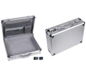 Aluminium Attache Case with Combination Lock 460x335x110mm 1819-18