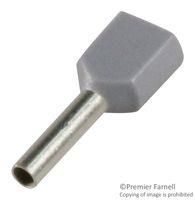 TERMINAL, WIRE FERRULE, 11AWG, GREY 1-966144-0