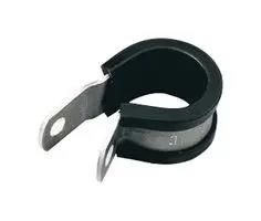 CABLE P-CLIP, AL/CR, BLACK, 15.9MM,PK100 211-15120