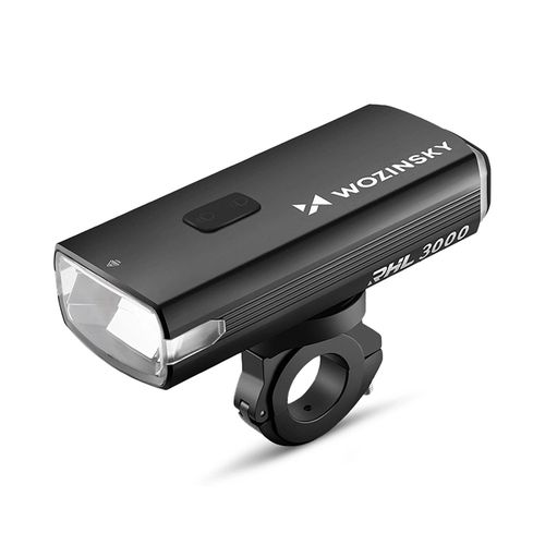 Wozinsky Front Bike Light + USB-C Cable (3000 lm) - Black, Wozinsky 5907769372476 5907769372476