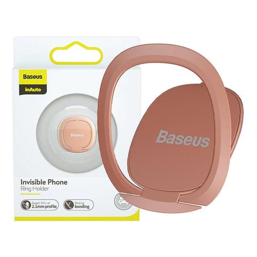 Baseus Invisible Ring holder for smartphones (rose gold), Baseus SUYB-0R