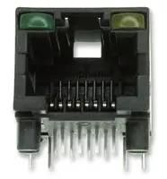 JACK, RJ45, W/LED, 1PORT RJHSE-5085
