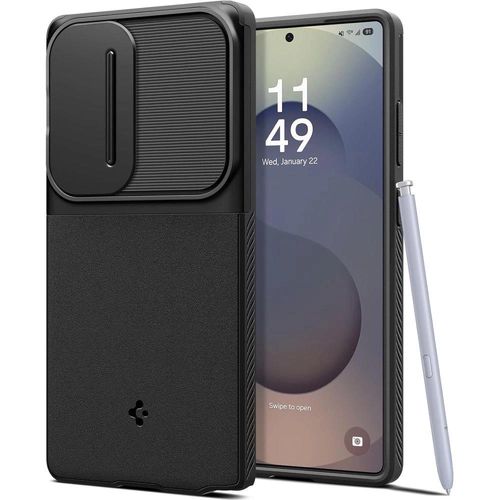 Spigen Optik Armor Case for Samsung Galaxy S25 Ultra - Black, Spigen 8809971238007 8809971238007