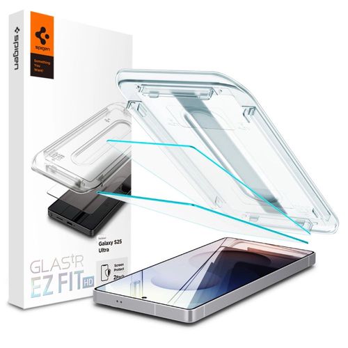Spigen Glas.tR EZ FIT 2-pack tempered glass for Samsung Galaxy S25 Ultra - transparent, Spigen 8809971239134 8809971239134