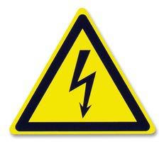 LABEL,  WARNING FLASH, 25MM, CARD OF 10 ESSW1-025