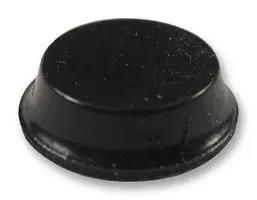 FEET, RUBBER, 12.7X3.5, BLACK, PK24 1421T2