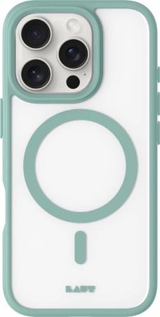 Laut Huex Protect MagSafe Case for iPhone 16 Pro Max - Mint, LAUT L_IP24D_HPT_GN L_IP24D_HPT_GN