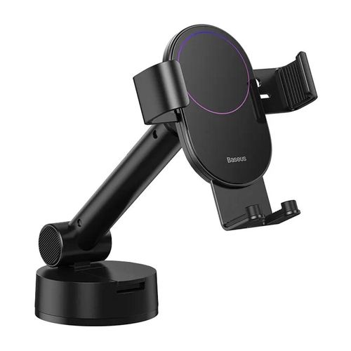 Gravity car mount for Baseus Tank phone with suction cup (black), Baseus SUYL-JY01