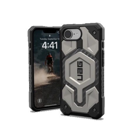 UAG Monarch Pro MagSafe case for iPhone 16e - titanium, UAG 114497113636 114497113636