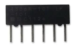 RESISTOR, NETWORK, SIP, 10K 4306R-101-103LF