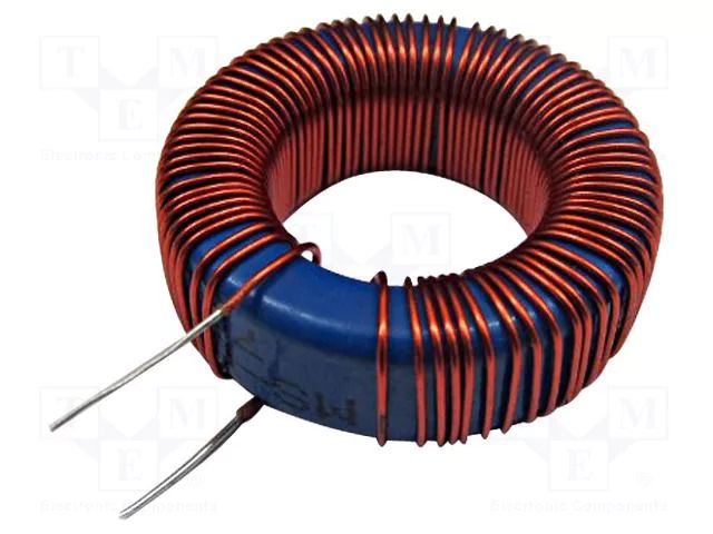 Inductor: wire; THT; 220uH; 1A; 318mΩ; Inductor: toroidal; Ø: 22mm FERYSTER DTMSS-20/0.22/1V