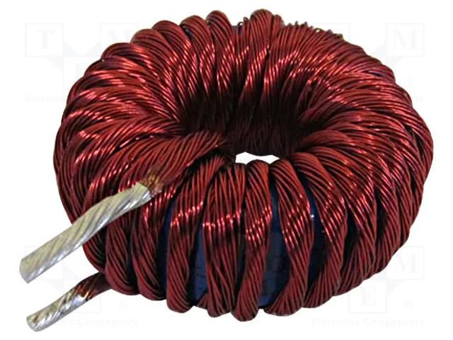 Inductor: wire; THT; 100uH; 20A; 10.7mΩ FERYSTER DTMSS-40/0.1/20-V