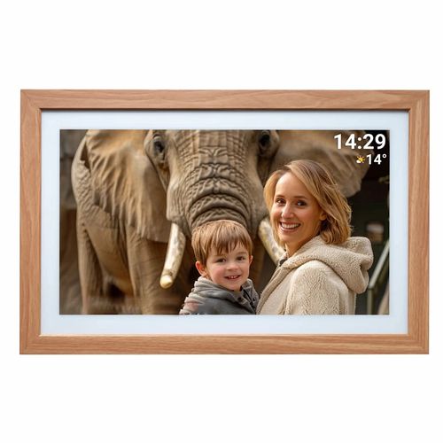 21.5&quot; Denver Frameo PFF-2162LW digital frame - light brown, Denver PFF-2162LW PFF-2162LW